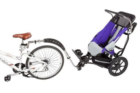 Fahrraddeichsel für Reha Buggy